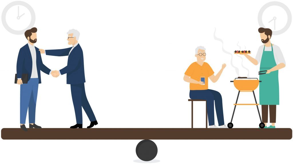 Balance in Familienbetrieben – Arbeit und Freizeit sind getrennt, nach der Arbeit wird entspannt